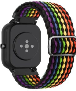 3 Pièces Bracelet Compatible Xiaomi Mi Band 7/Mi Band 6/Mi Band 5 Femmes Hommes, Élégant Bracelet de Remplacement en Nyl