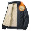 Veste polaire LBL Homme Blouson sweat chaud doublure polaire zippée à capuche manches longues pour l'hiver