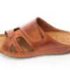 Chaussures de pied Kristian 400 Sandales Femme en Cuir - Mules Femme Légères d'Été - Fermées par Scratch - Fabrication M