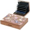 BONSYL Portefeuille Porte-Cartes en Métal RFID Pro Max Amélioré | 10 Emplacements | Blocage RFID | Design Ultra-Mince