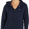 Tommy Jeans Sweat à Capuche zippé Femme Mode Élégant pour l'Hiver
