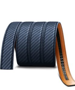BULLIANT Sangle de Ceinture Hommes En Cuir Véritable 1 3/8" Ajustable pour Homme Coupe Précise Style Élégant