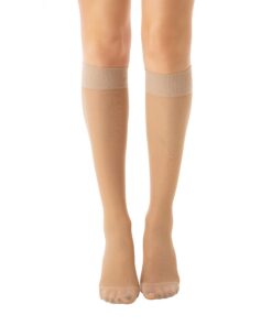Relaxsan Basic 850 mi-bas de maintien 140 Den compression graduée moyenne pour femme durant la grossesse et le sport