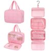 Trousse de toilette Starvortex en suspend pour voyage avec organisateur bijoux, étanche et pliable, multiple compartimen