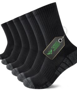 Chaussettes FALARY Homme Femme Hautes Respirantes Thermiques de Sport OEKO-TEX Blanc Noir
