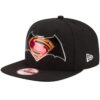 Chapeau Snapback New Era Batman vs Superman Noir - Casque Motif Populaire Voyageur