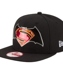 Chapeau Snapback New Era Batman vs Superman Noir - Casque Motif Populaire Voyageur