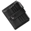 BTNEEU Porte-Carte Cuir RFID Homme Femme Blocage Portefeuille Petitavec Poche à Monnaie, 9 Emplacements de Carte pour Ho