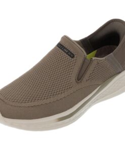 Skechers Homme Slade Deacon Basket Basses en Cuir Épurées pour Homme Élevage Mode Urbanisme Chic et Comfortable Taille U