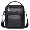 Sacoche Bandoulière Cuir Vintage pour Homme - Sacs Voyage et Travail Grande Capacité Portable Besace