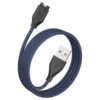 Chargeur GarminCompatible Bleu USB Nylon
