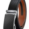 Ceinture Hommes Chaoren Automatique en Cuir Taille Ajustable - Séduction Garante - Modelé Large (35 mm)