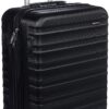 Amazon Basics Valise de voyage à roulettes pivotantes, grand espace de rangement, idéal pour la famille, valise de voyag