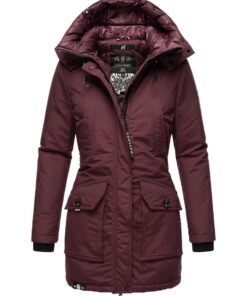Parka d'hiver Navahoo pour femme avec col et capuche doublée B923