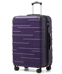 Valise COOLIFE Grande Taille Extensible ABS 77cm|Rigide|Valisiers Voyage Global Recycled Standard Valise COOLIFE Grand