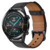 Wanme Cuir Bracelet Compatible avec Huawei Watch GT2 GT3 pour Homme Femme