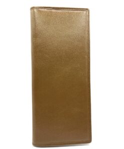 Etui Charmoni Protection Anti RFID pour Credit Card - Talon Gauche Long - 2 Volets - 9 Emplacements CartesCredit en Cuir