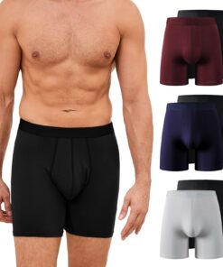 ZAKASA Bambou Caleçons Hommes Ajustés Ultra Doux et Respirant Lot de 6