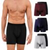 ZAKASA Bambou Caleçons Hommes Ajustés Ultra Doux et Respirant Lot de 6