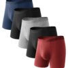 Natural Feelings Lot de 5 Boxer Bambou Homme Éco friendly - Hypoallergénique - Convenience