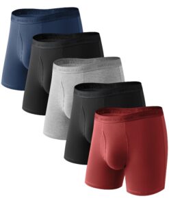 Natural Feelings Lot de 5 Boxer Bambou Homme Éco friendly - Hypoallergénique - Convenience