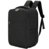 Cozary Bagage Cabine Ryanair 40x20x25 Homme Femme,Noir, Sac à Dos Voyage Cabine Avion 20L Sous Siège,Sac à Dos Ordinateu