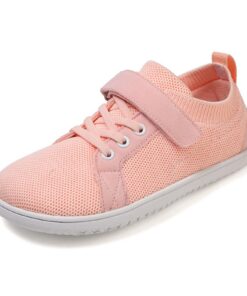 SECHRITE Baskets pieds nus minimalistes pour enfants - Chaussures larges - Parfaite pour la marche en plein air - Taille