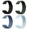 Bracelet Nylon Réglable à Libération Rapide 4 Pièces pour Femme et Homme