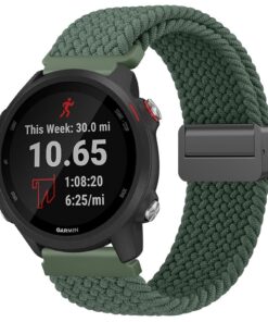 Wristband Wanme Compatible Garmin Vivoactive 5/Forerunner 55/245/254/645/645 Music pour Femmes Hommes, Bracelet Élastiqu