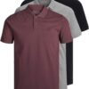 JACK & JONES polos homme manches courtes slim fit noir blanc bleu gris XL XXL