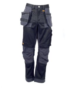 DEWALT DeWalt Harrison Pantalon de Travail Utilitaire pour Homme en Noir/Gris, Coupe Classique, Idéal pour les Professio