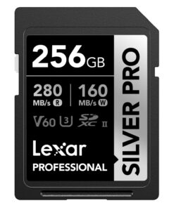 Lexar SILVER PRO carte SD 256Go V60 U3 C10 280Mo/s lecture 160Mo/s écriture photo vidéo Passionné