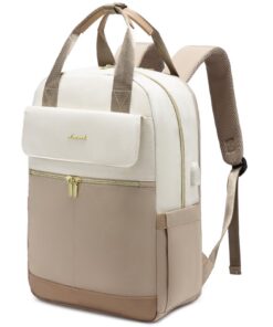 Sac à dos femme adolescent avec compartiment ordinateur portable, sac étanche pour voyage et travail,