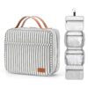 Trousse de Toilette Imperméable Bosidu pour Femme et Homme - Grande Capacité et Suspendue - Accessoire de Voyage