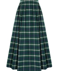 Jupes à carreaux SCARLET DARKNESS pour femme, taille haute avec poches, idéales pour le bureau et la soirée, élégantes e