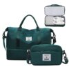 Sac de Voyage Imperméable JXCTNNU Vert Foncé pour Femme Homme