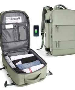 Sac à dos voyage cabine avion imperméable homme 14 Pouces Ryanair Wizz air Easyjet Bagage cabine 40x30x20_compartiment c