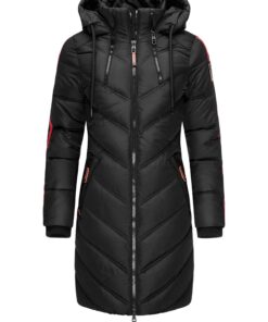 Marikoo Manteau d'hiver pour femme - Avec capuche - Garde au chaud - TaillesXS à XXL
