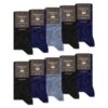 Chaussettes Coton Confort sockenkauf24 Homme et Femme (10 Pairs) sans Elastique et Couture