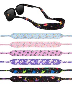 Cordons flottants Hifot en néoprène pour lunettes enfants 6 pièces | Sports | Outdoor | Anti-glisse | Taille unique