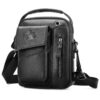 BAIGIO Sacoche Homme Cuir Vintage pour Affaires et Voyage