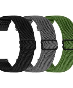 BraceletGarmin20mmélastiquenylonpourForerunner55/165/645/245Music/Vivoactive6/5/3/Venu2Plus/AMAZFITActive2/Active/GTS4/G