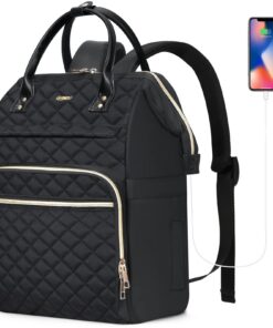 Sac à Dos Femme-options Sécurité et Pratique pour Travail et École, Sac à Dos Ordinateur Portable Antivol Femmes pour Tr