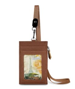 Portefeuille FuninCrea étanche pour femme - Fonctionnel et discret, 3 emplacements pour cartes et une poche zippée pour