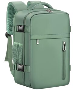 OTAHGK Bagage de Voyage pour Ryanair - Sac à Dos Décontracté pour Avion et Sous le Siège - 40 x 20 x 25 Vert
