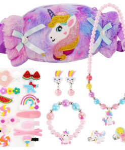 Licorne fille VGMANNTA Sac a Main Bijoux Enfant Cadeau Anniversaire -6cV