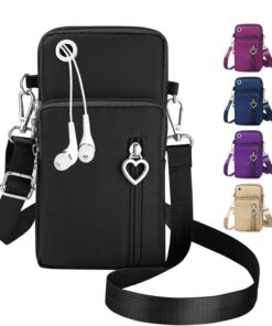 Narunii Portable Bandoulière Femmes - Pochette Téléphone Petits Portefeuilles Crossbody Sacoche Mode Women Petites Sacoc