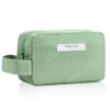 Trousse De Maquillage Aucuu Vert Femmes et Filles Voyage Éléganteavec Glissière
