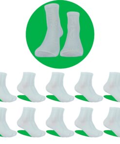 PROUTHS Lot de 12 paires de chaussettes en bambou respirantes et anti-odeurs pour homme et femme