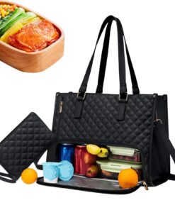 Sac Fourre Tout Isotherme Pour Le Travail, Sac Cabas Isotherme Femme, Sac À Lunch Réutilisable Bandoulière Pour Shopping